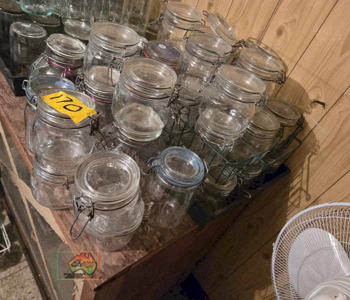 Assorted Preserving Jars