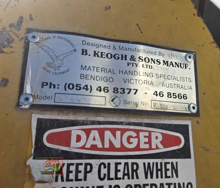 4" Keogh pencil auger on steel frame - photo 2