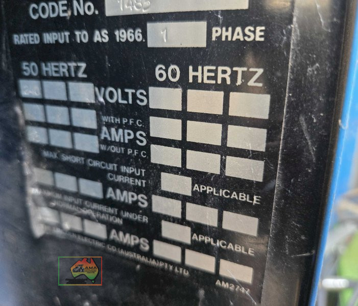 Industrial MIG Welder Power Source - Single Phase - With Leads - photo 2