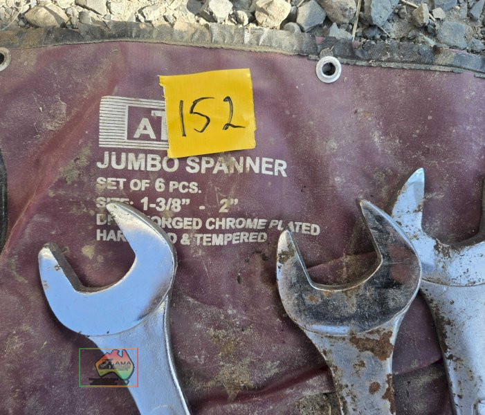 6 piece large spanner set - photo 2