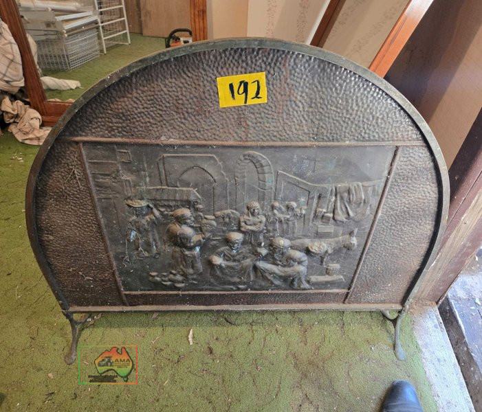 Brass Fire Screen