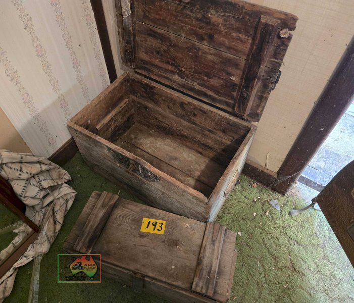 2x Timber Storage Boxes - photo 2
