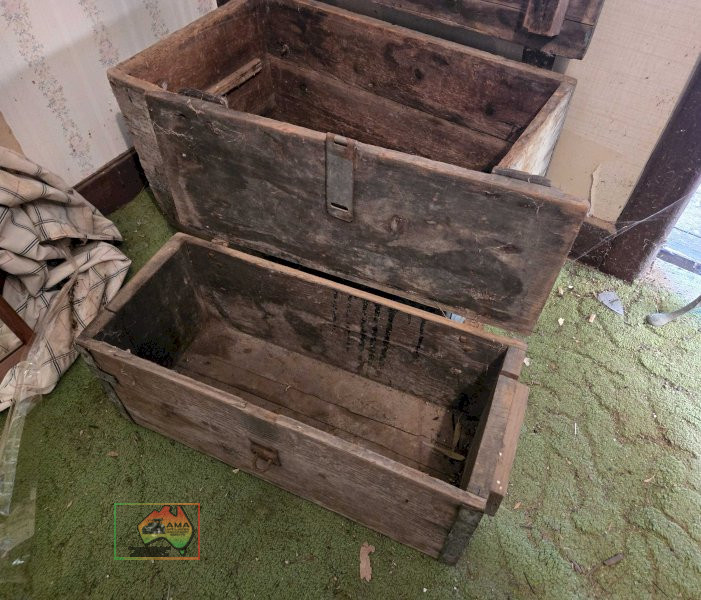 2x Timber Storage Boxes - photo 3