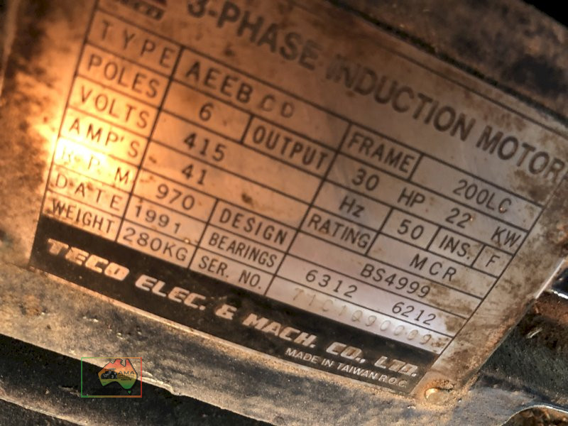Teco Elec & Machine co 30hp, 3ph electric motor - photo 3