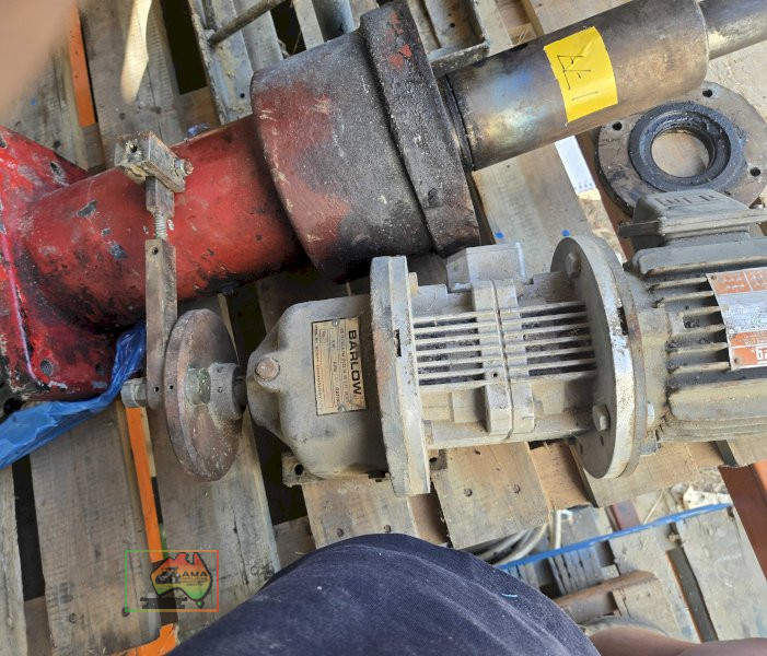 WEG 3ph electric motor & Barlow reduction drive