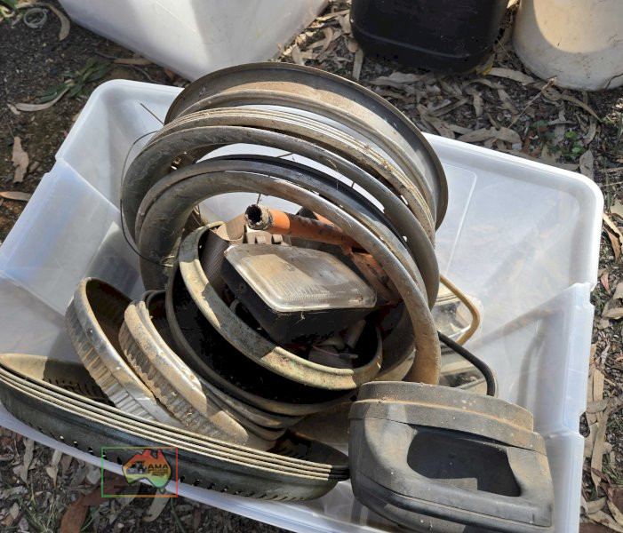 Box of Assorted Wheel Hub Surrounds
