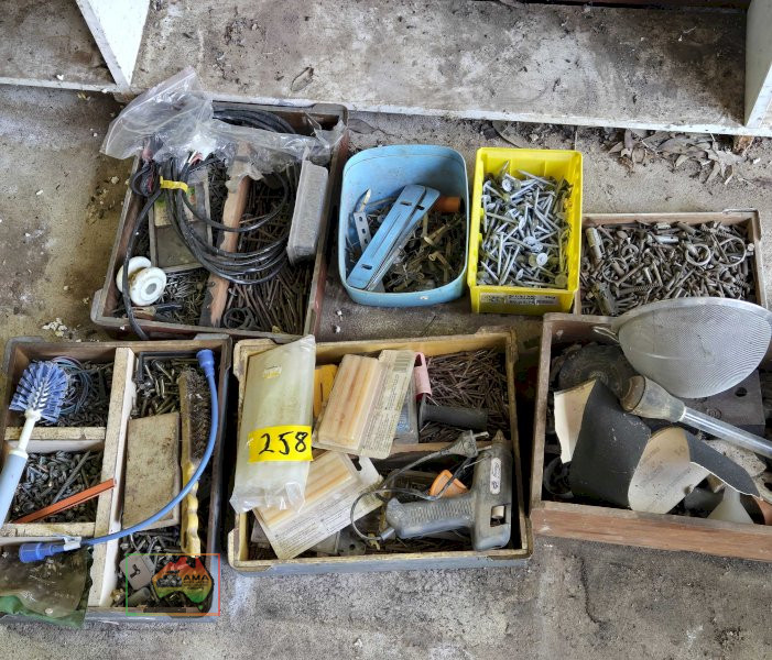 7 Tubs of Assorted Nails & Sundries - photo 5
