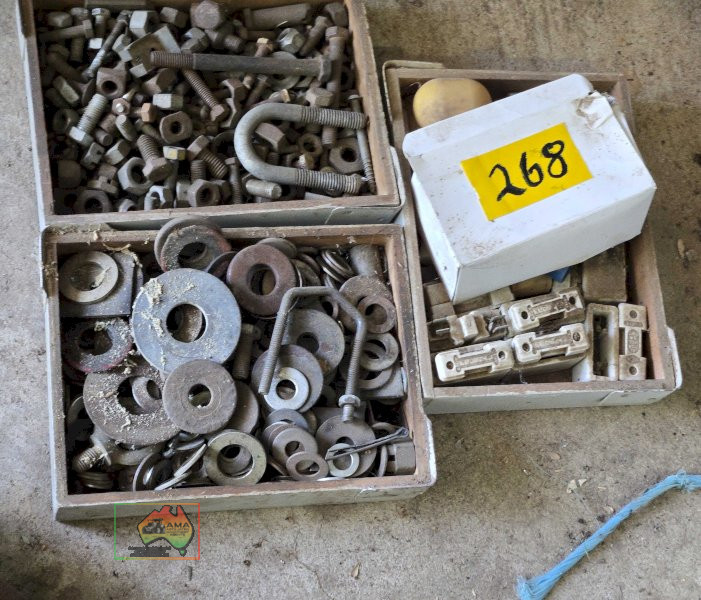 3 Trays of Bolts, Washers & Fuses - photo 3