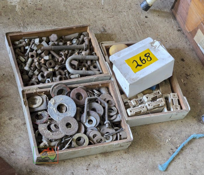 3 Trays of Bolts, Washers & Fuses - photo 2