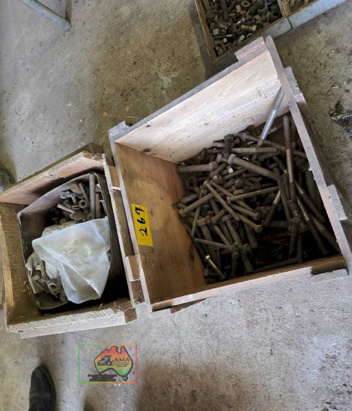 2 Timber Boxes of Bolts - photo 3