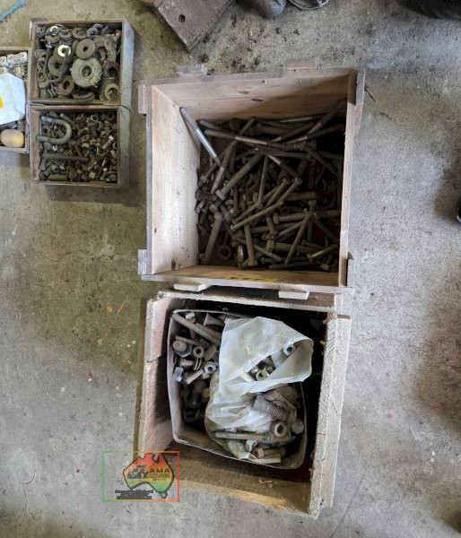 2 Timber Boxes of Bolts - photo 2