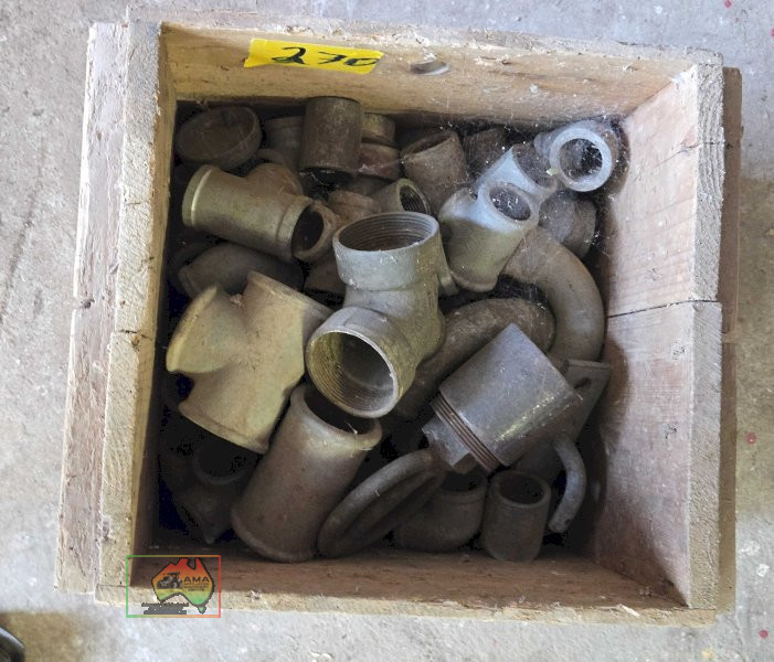 Timber Box of Galv. Pipe Fittings