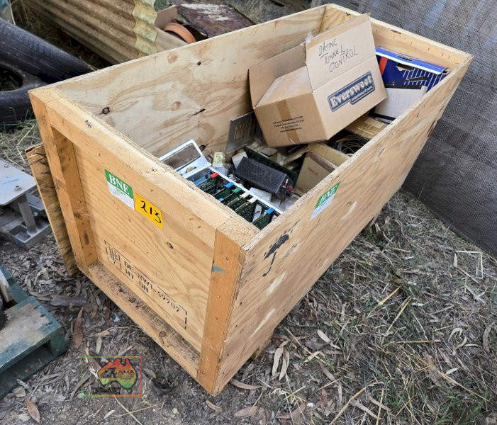 Crate of assorted control panels - photo 5