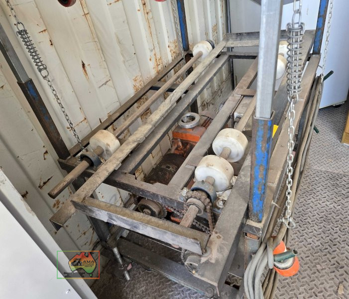 Roller / mixer frame with 3ph electric motor for tunnel dryer (#238) - photo 2
