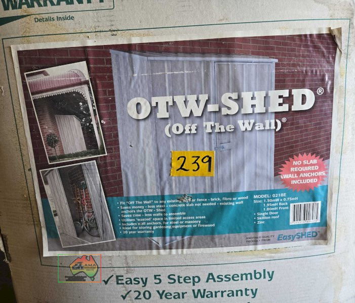 Brand new easy garden off the wall shed - photo 3