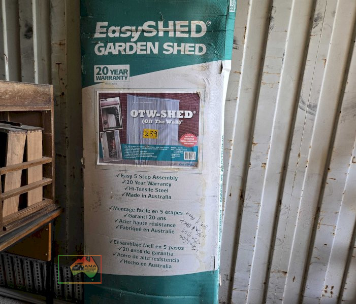 Brand new easy garden off the wall shed