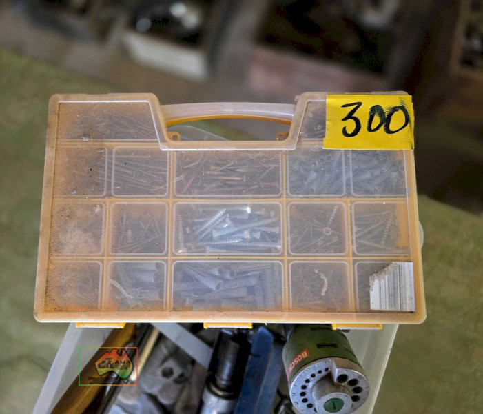 Box of Assorted Screws, Impact Driver & Drill Sharpener etc... - photo 2