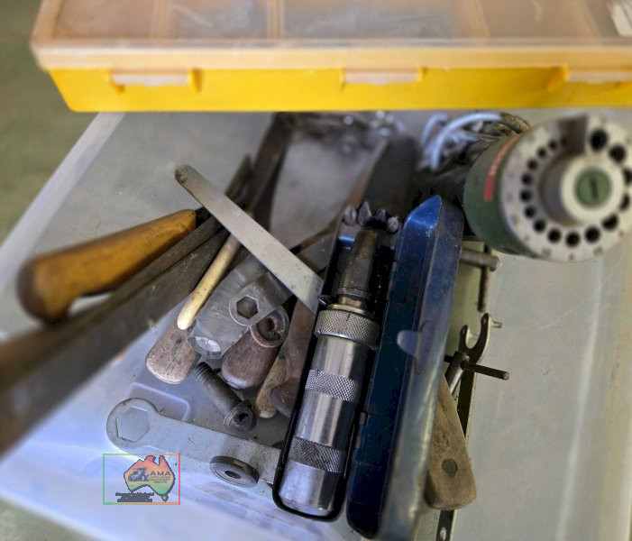 Box of Assorted Screws, Impact Driver & Drill Sharpener etc... - photo 5