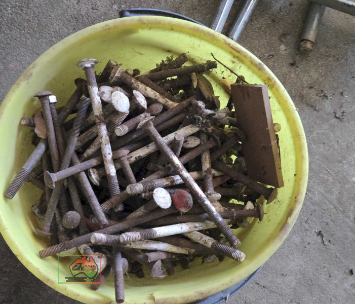 Bucket of Coach Bolts
