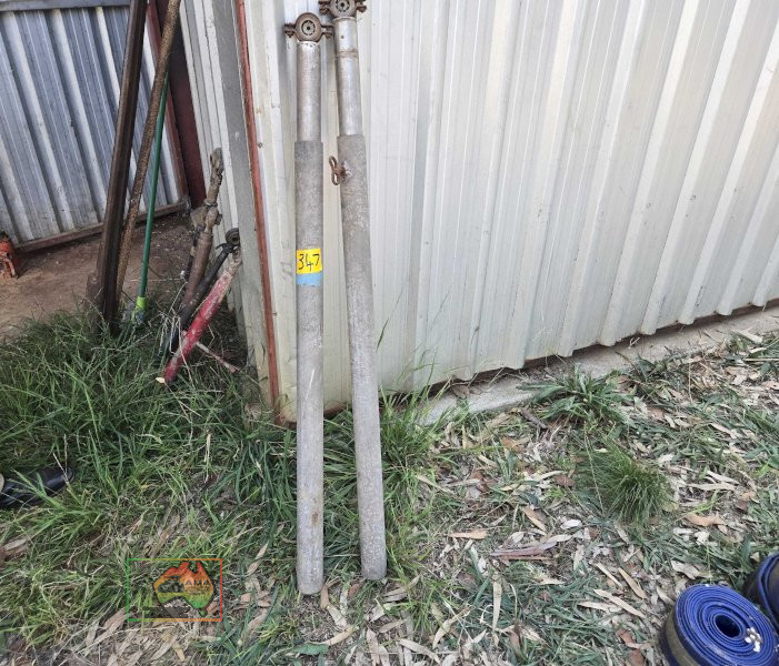 2x Adjustable Height Poles with Bearings - photo 2