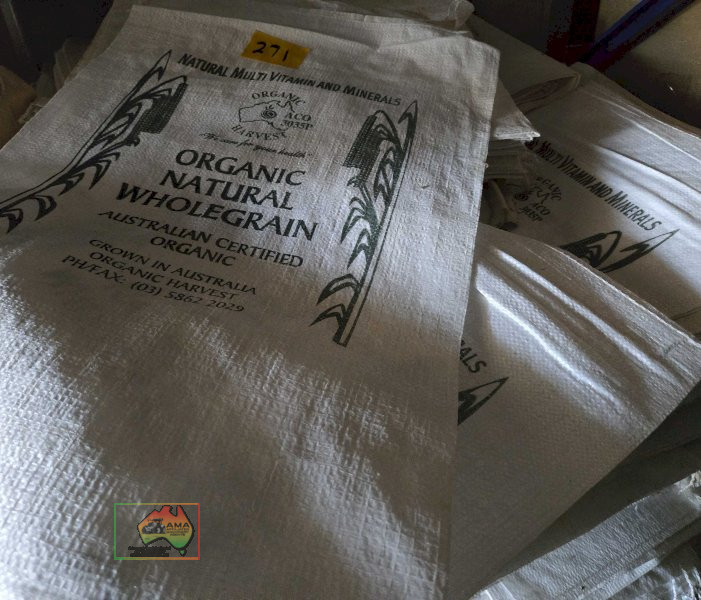 Very large quantity of grain bags