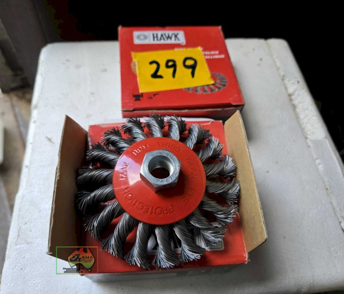 Hawk wire brushes to suit small grinder - photo 2