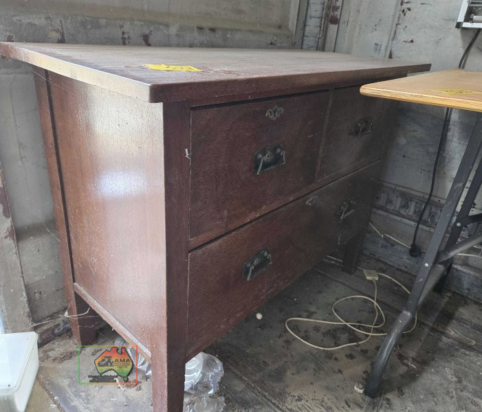 Antique wooden drawer dresser table (#321)