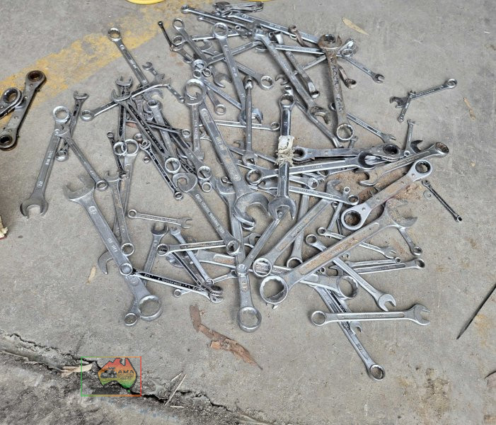 Toolbox of assorted spanners - photo 3