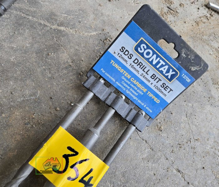 Large Sontax masonry drill bits