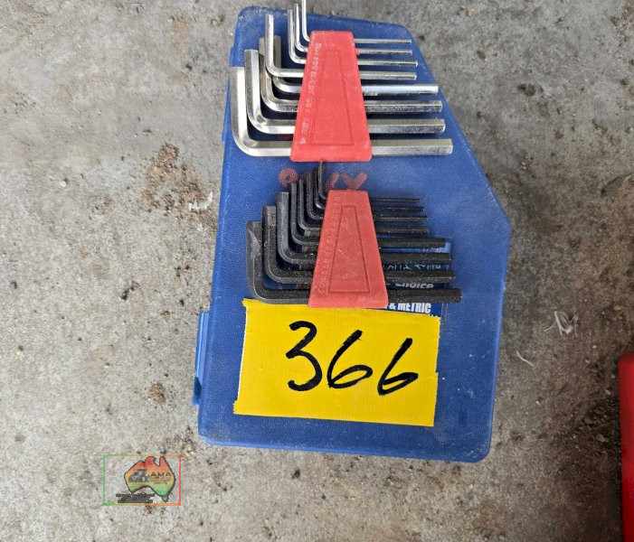 3 x sets of allen keys