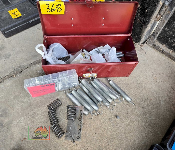 Assorted as new springs, with toolbox