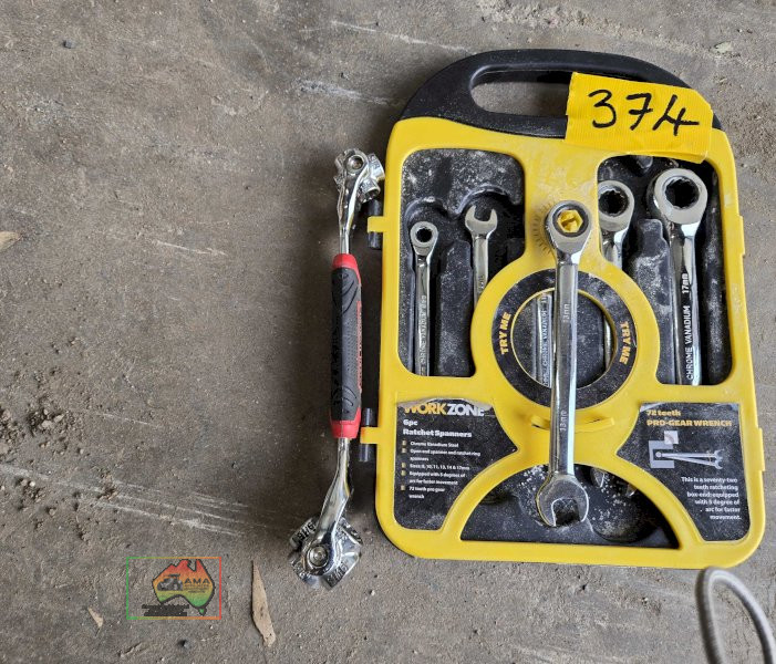 Workzone ratchet spanner set and tiger wrench - photo 3