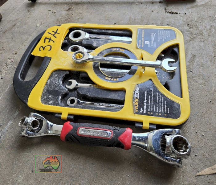 Workzone ratchet spanner set and tiger wrench - photo 2