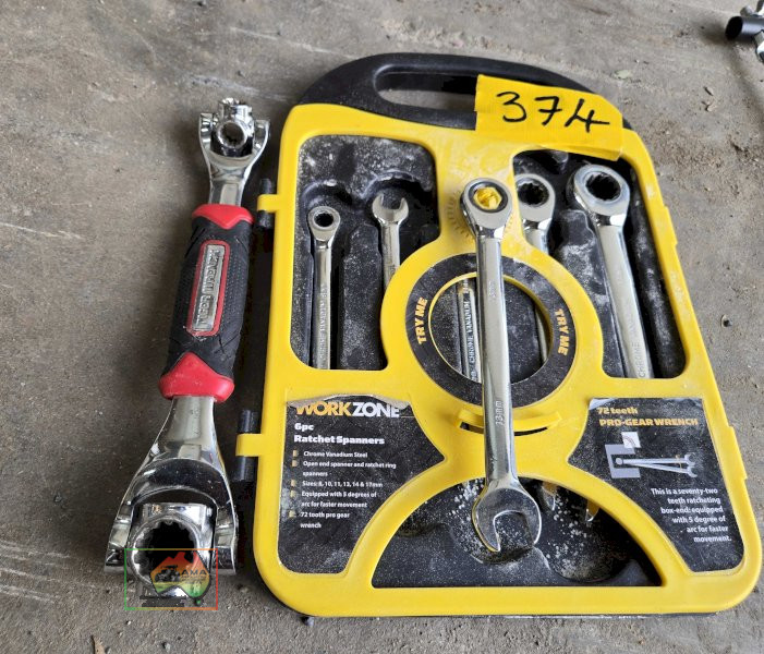 Workzone ratchet spanner set and tiger wrench - photo 4