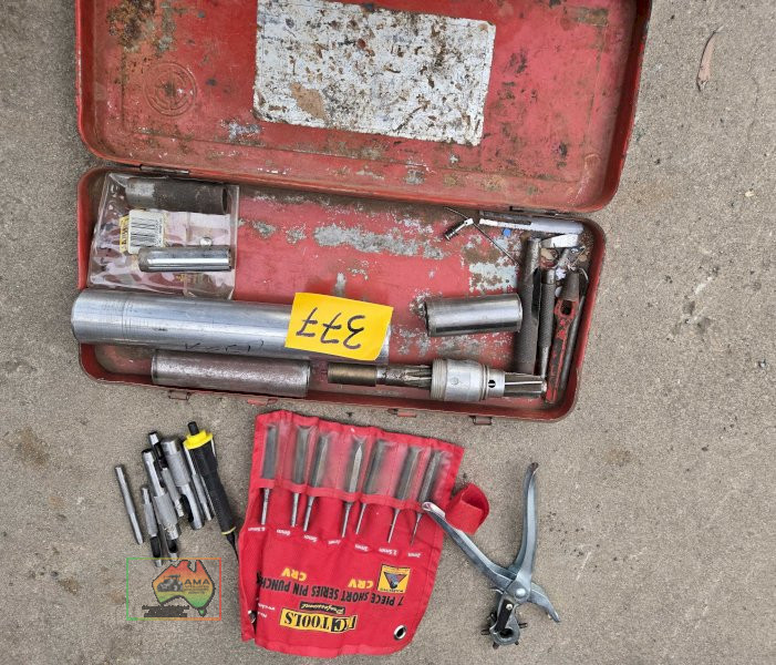 assorted punches and toolbox - photo 2