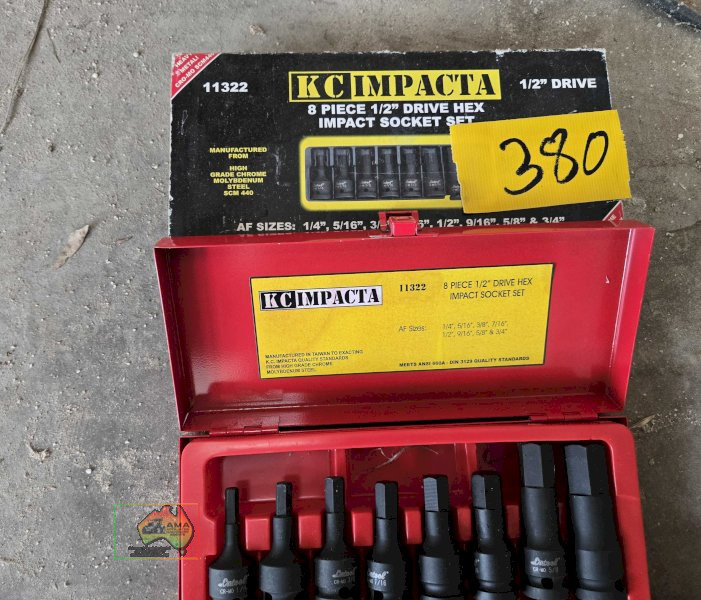 KC impacta socket sets, Ampro impact socket set, & Ampro hex socket set - photo 4
