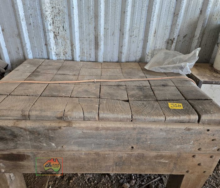 Extra Heavy Wooden Butchers Chopping Table - photo 4