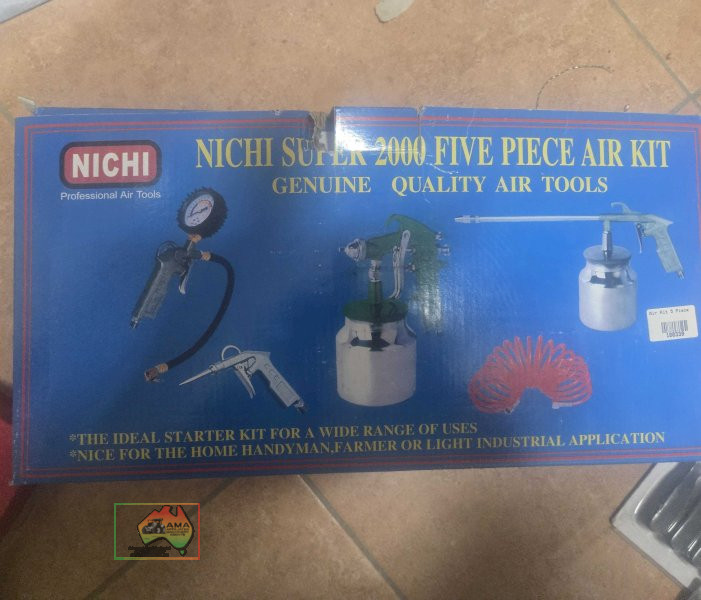 Nichi air gun kit & 2 trigger nozzle hose fittings