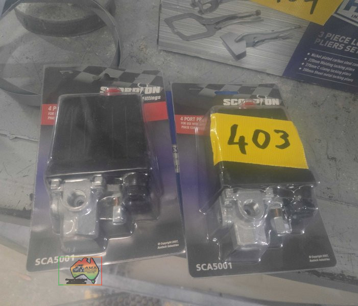 2 x As new Scorpion 4 port pressure switches (#350)