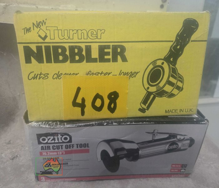 Turner Nibbler cutting tool, & Orzito air cut off tool - photo 2