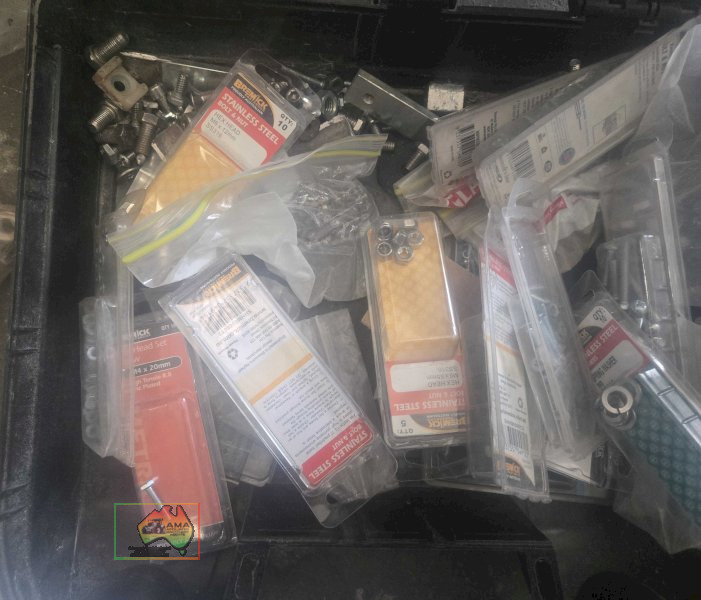Storage container of assorted of sundry nuts, bolts, and screws - photo 2