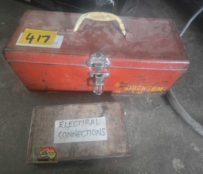 Toolboxes of assorted sundry electrical fittings and tools - photo 2