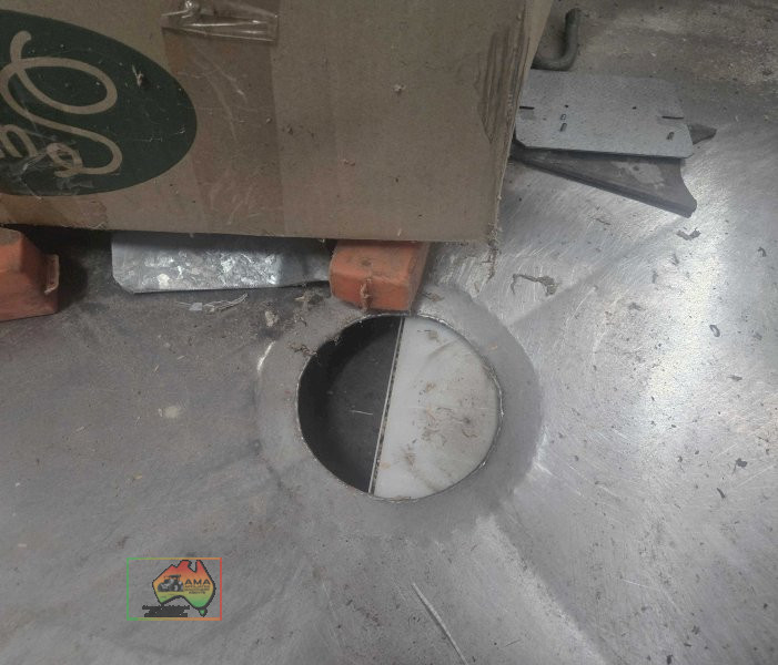 Large stainless steel bin - photo 2