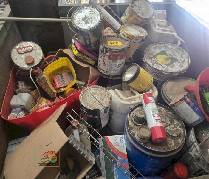 Assorted paints, oils, filters, bearings, sundry items - photo 2