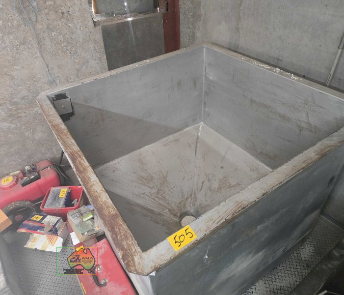 Large steel storage container