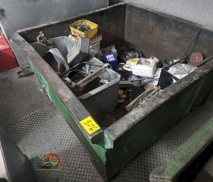 Large steel storage container