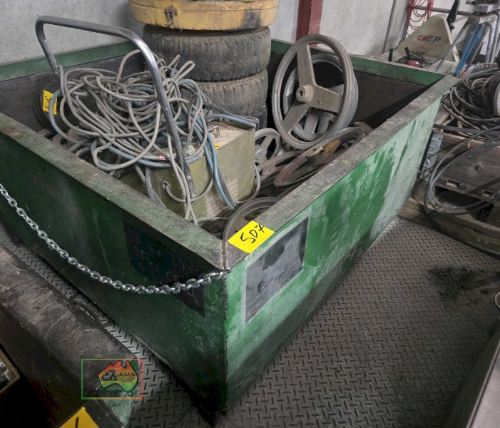 Large steel storage container
