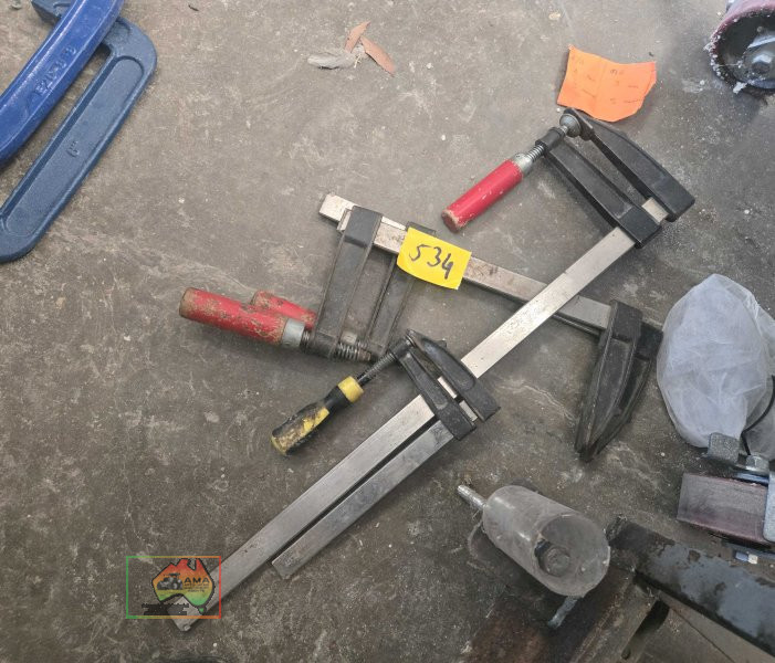 3 large g clamps
