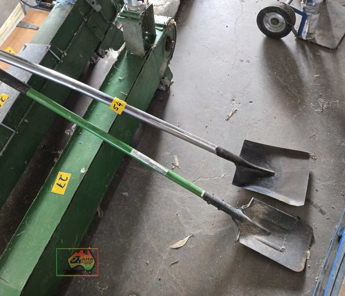 2 shovels