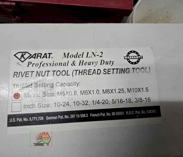 As new - Trax heavy duty thread setting tool - photo 4